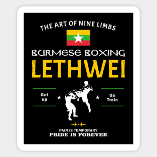 Lethwei - The art of nine limbs Sticker